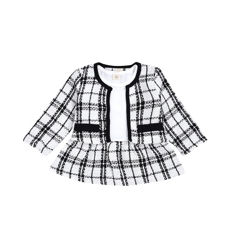 Long-sleeved Two-piece Children Suit