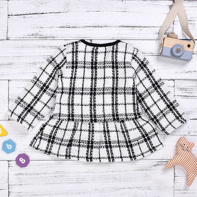 Long-sleeved Two-piece Children Suit