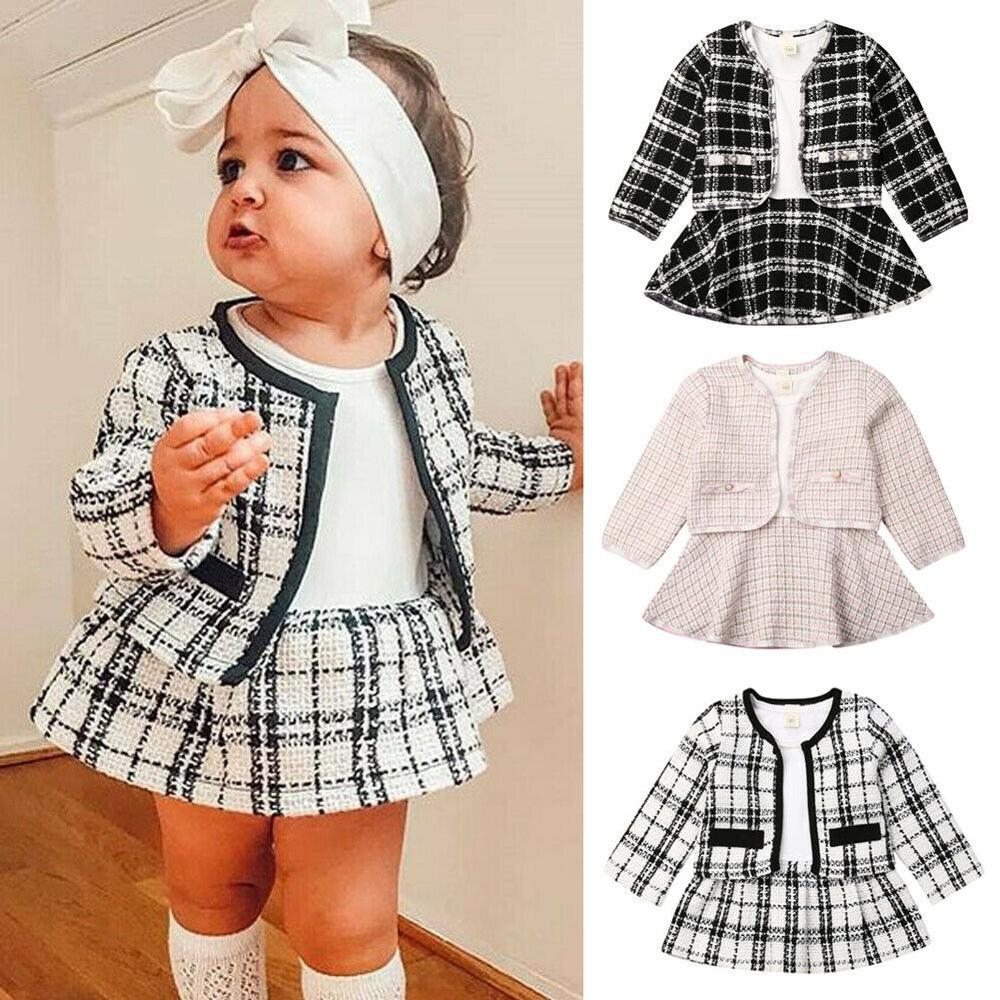 Long-sleeved Two-piece Children Suit