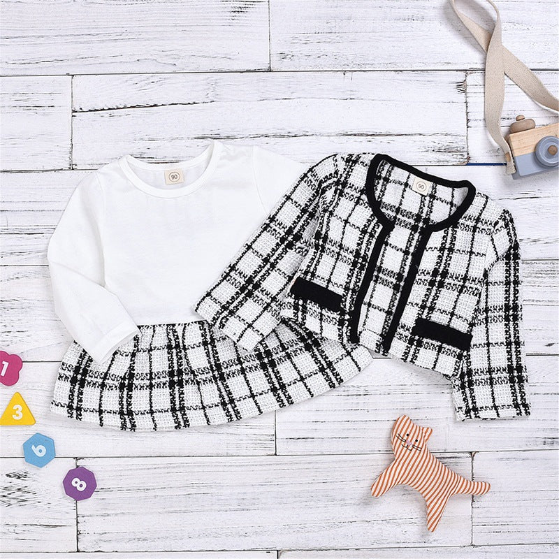 Long-sleeved Two-piece Children Suit